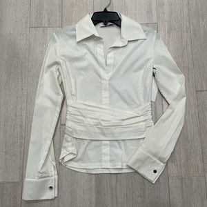 Bailey44 White Collar Shirt